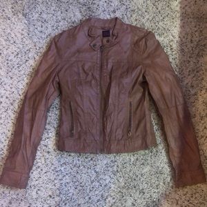 pleather jacket